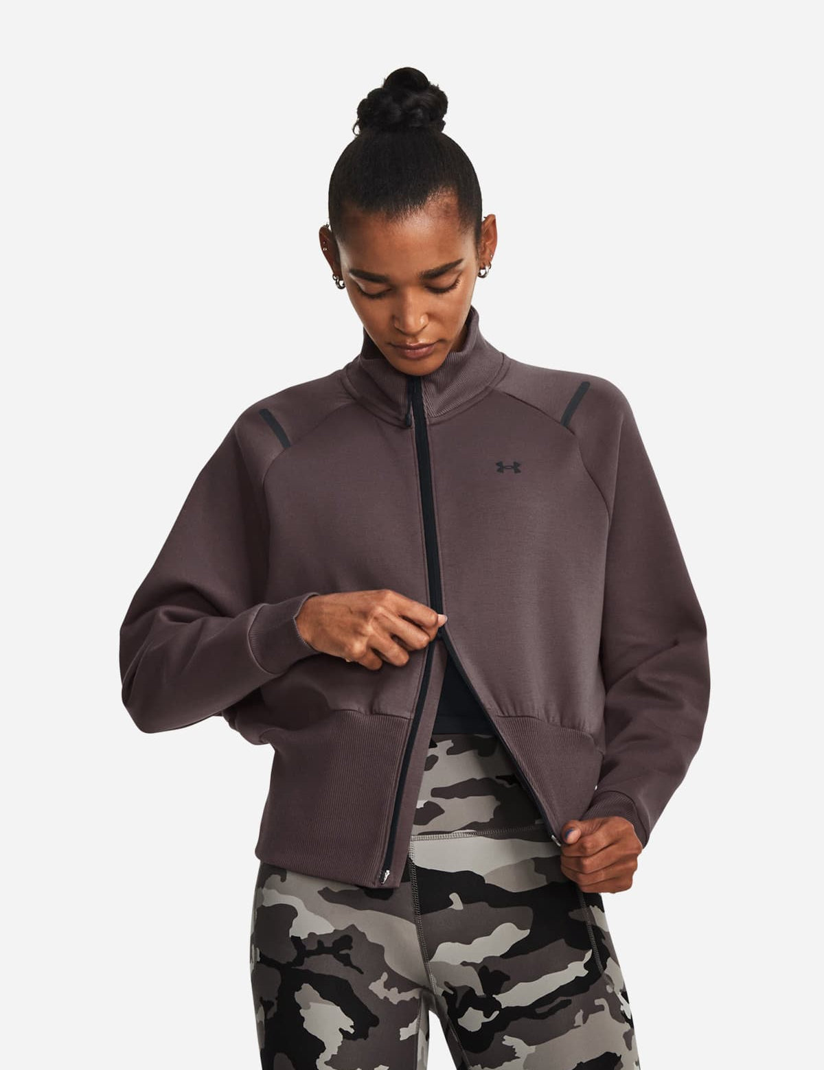 Under Armour Unstoppable Fleece Full Zip Spor Ceket 1379836-057 1