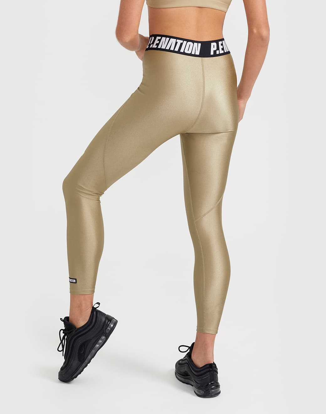 Agility Legging in Olive Parlak Tayt - Stilefit