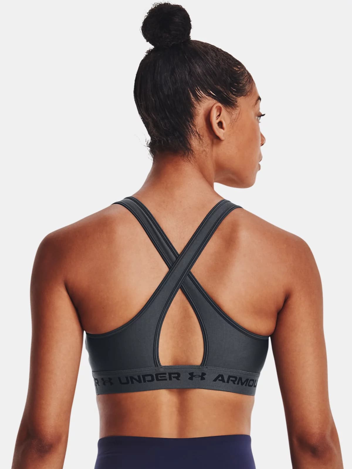 Under Armour® Mid Crossback Sports Bra Spor Sütyeni1361034-012 6