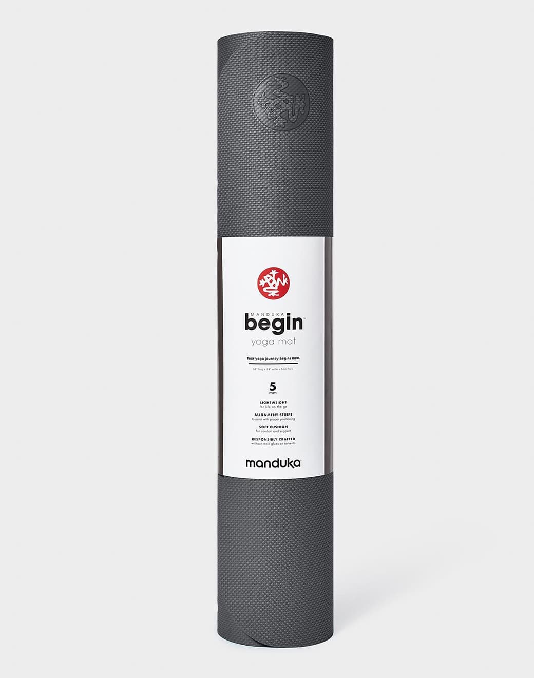 Begin Yoga Mat Steel Grey 5mm Yoga Matı - Stilefit