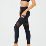 Cadence Legging Black Rib Transparan Tayt - Stilefit