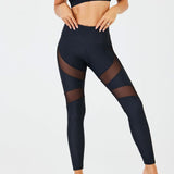 Cadence Legging Black Rib Transparan Tayt - Stilefit