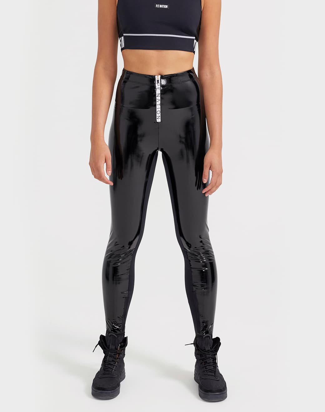 Diver Patent Legging in Black Tayt - Stilefit