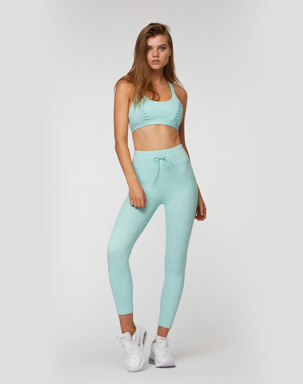 Everest Crop Turquoise Sporcu Sütyeni - Stilefit