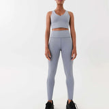 Full Count Legging in Quarry Spor Tayt - Stilefit