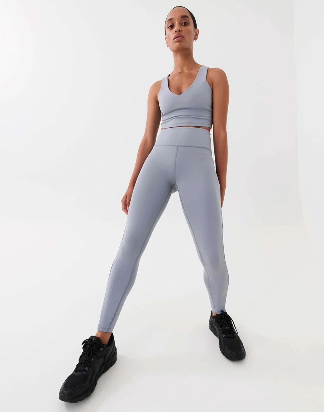 Full Count Legging in Quarry Spor Tayt - Stilefit