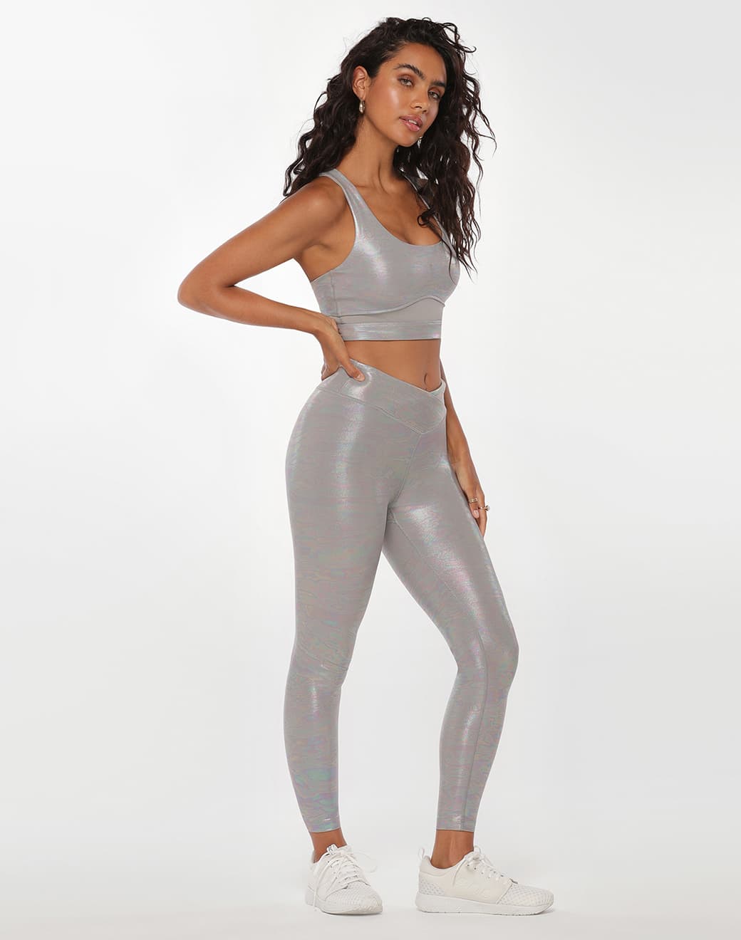 Gloss Ankle Biter Legging Parlak Tayt - Stilefit