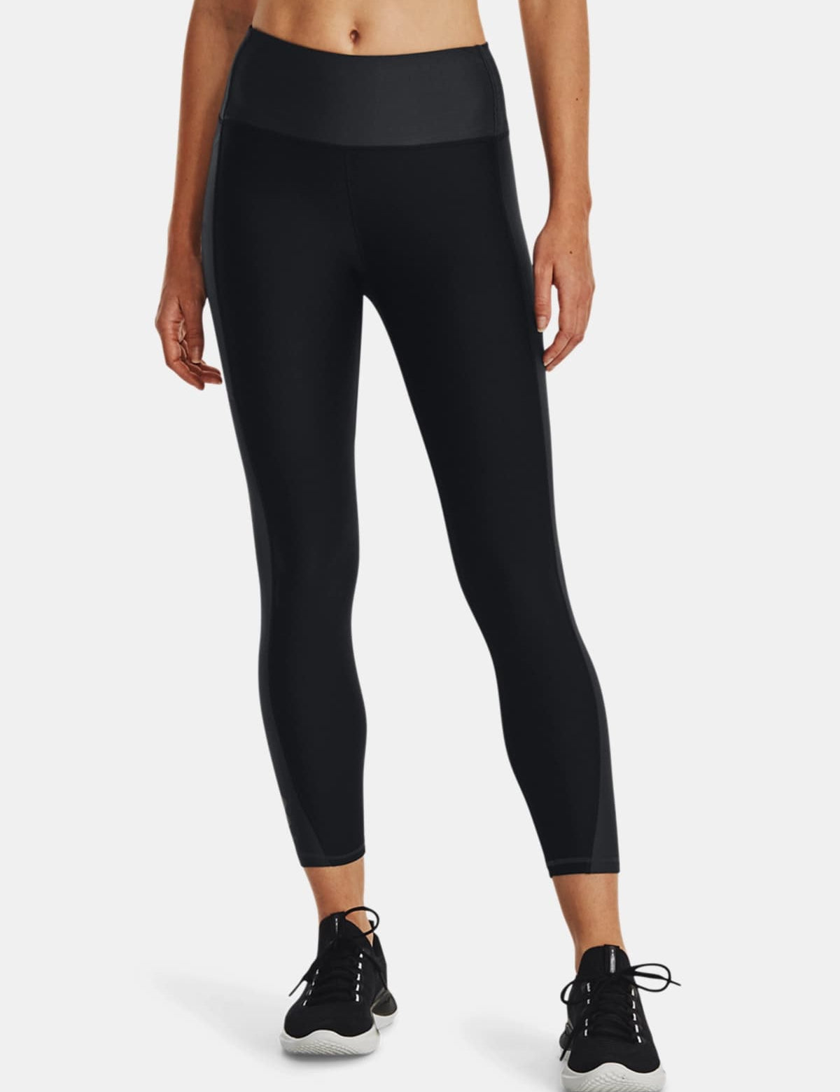 Under Armour HeatGear® No-Slip Waistband Blocked Ankle Leggings Tayt 1