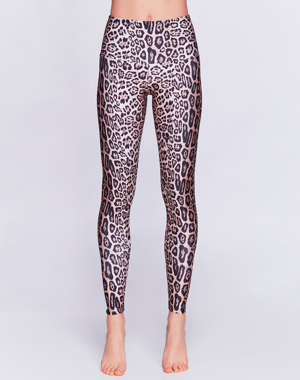 High Rise Legging Leopard Spor Tayt - Stilefit