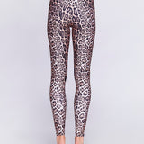 High Rise Legging Leopard Spor Tayt - Stilefit