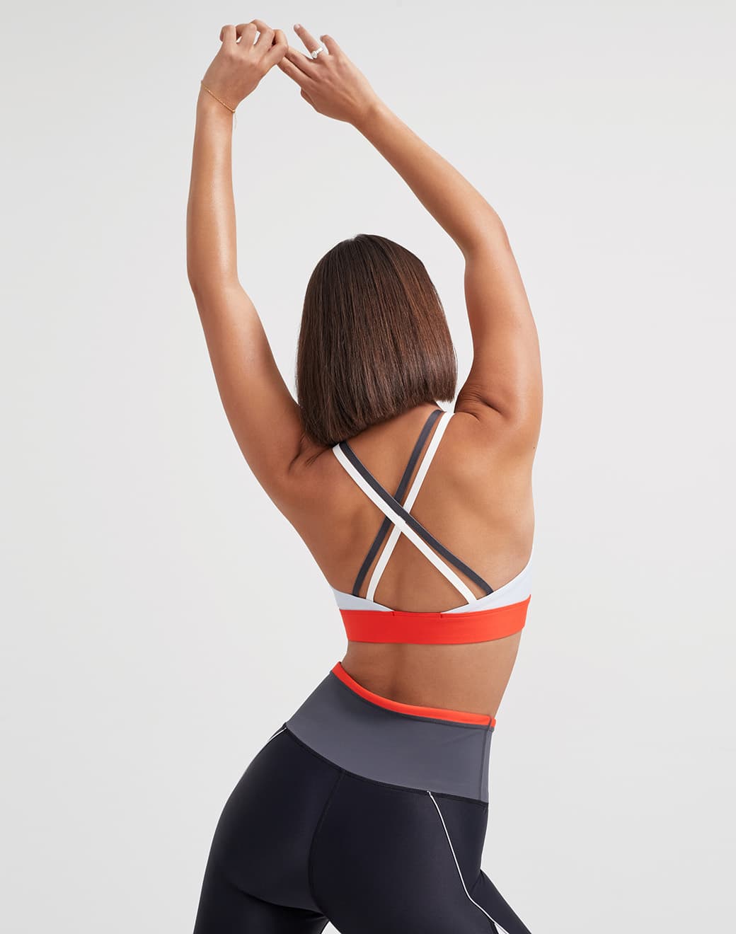 Jump Shot Sports Bra in Charcoal Spor Sütyeni - Stilefit