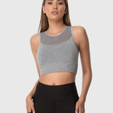 Knit Spor Büstiyer - Gri - Stilefit