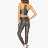 Lustrous High Rise Leopard Lead Spor Tayt - Stilefit