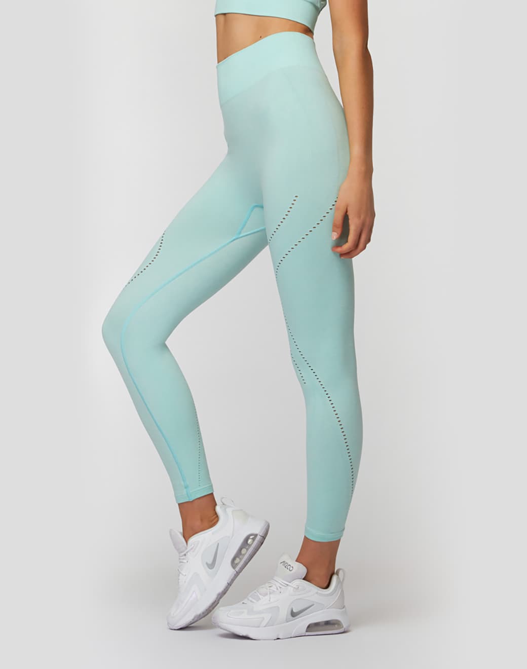 Mystify Seamless 3/4 Legging Mint Dikişsiz Tayt - Stilefit