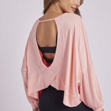 Om Top Peach Quartz Sweatshirt - Stilefit