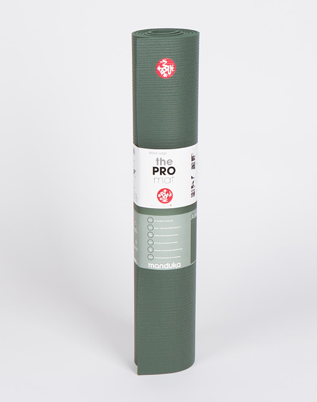 Manduka PRO™ Mat Black Sage 6mm Yoga Matı 215cm MAN111016050 5