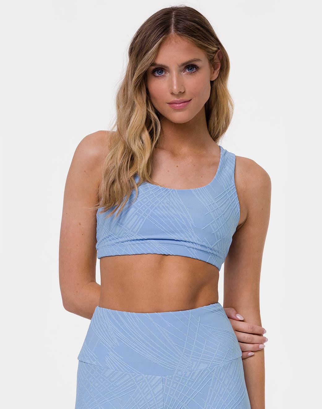 Selenite Mudra Bra Powder Blue Sporcu Sütyeni - Stilefit