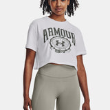 Under Armour Collegiate Crop Short Sleeve Tişört  1379402-100 1