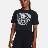 Under Armour Collegiate Crop Short Sleeve Tişört 1379402-001 1