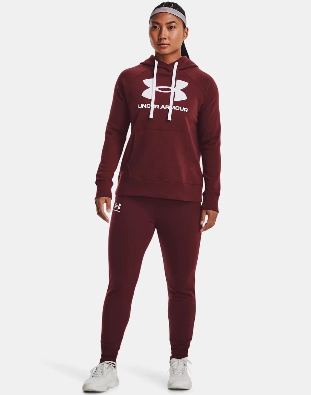 Under Armour Rival Fleece Logo Hoodie Sweatshirt 1356318-690  3