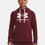 Under Armour Rival Fleece Logo Hoodie Sweatshirt 1356318-690  1