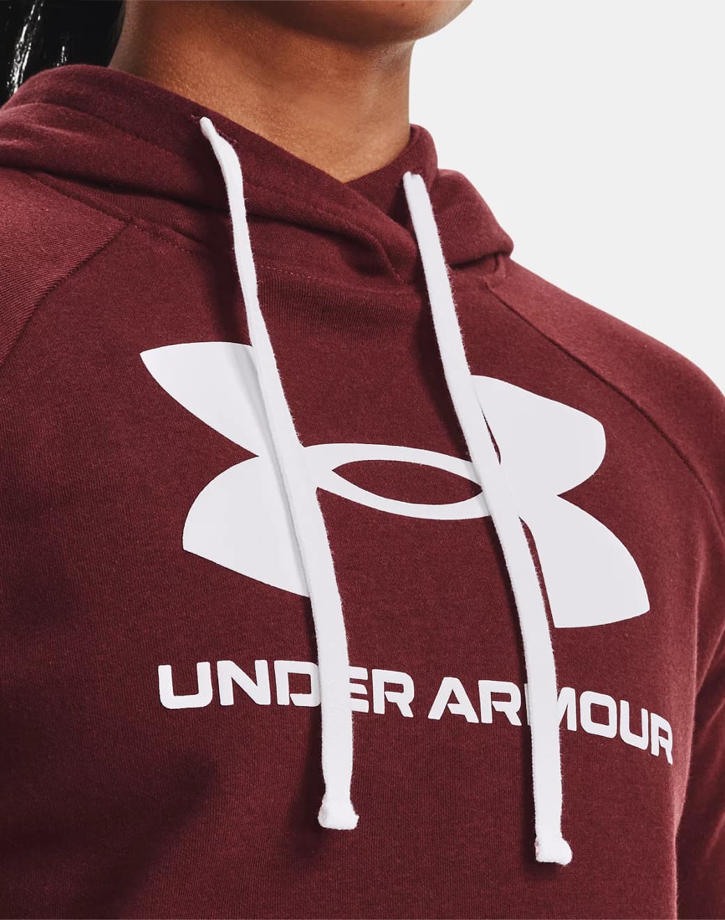 Under Armour Rival Fleece Logo Hoodie Sweatshirt 1356318-690  4