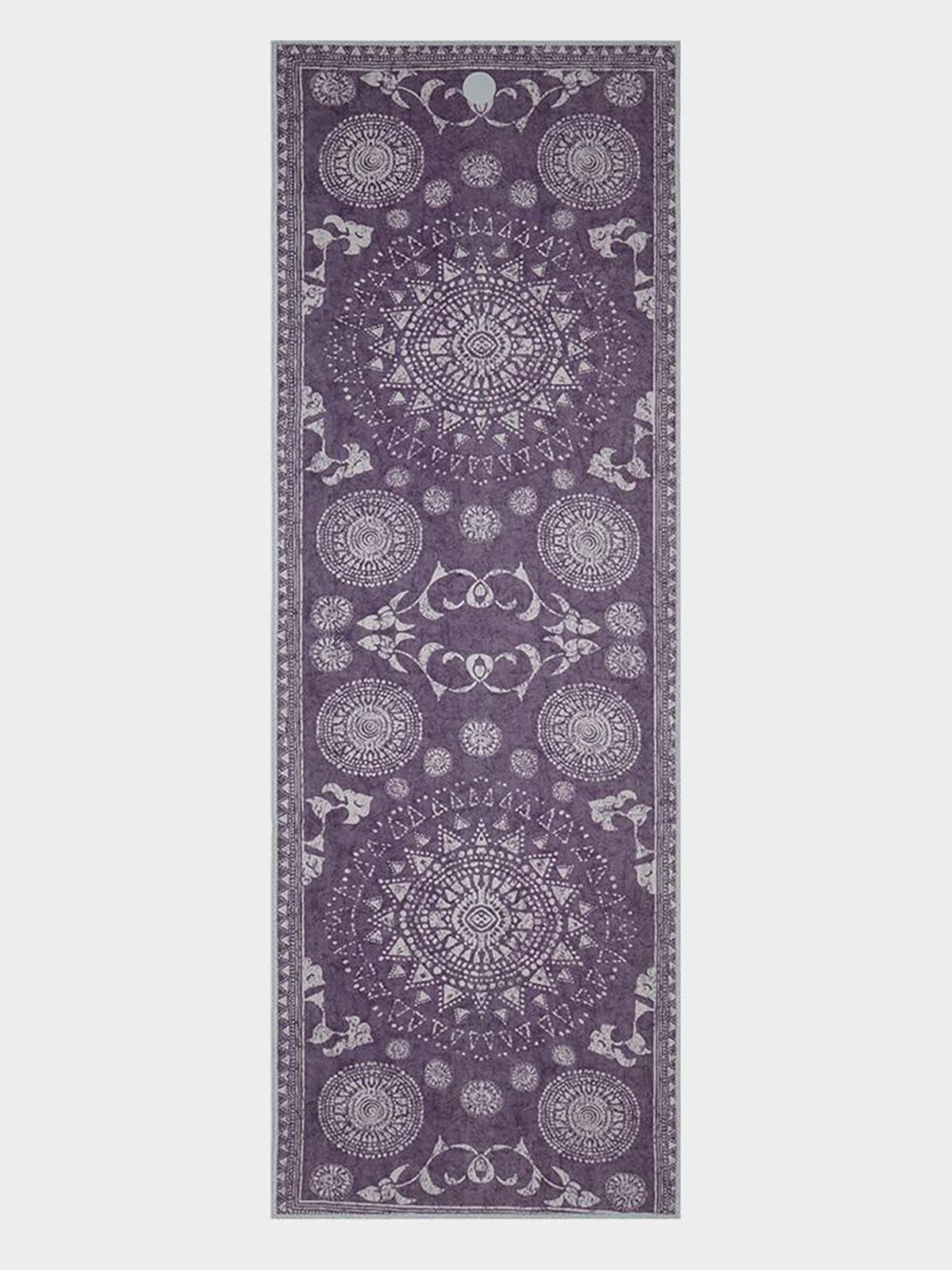 Manduka Yogitoes® Geija Purple Yoga Mat Havlusu 262071420 1