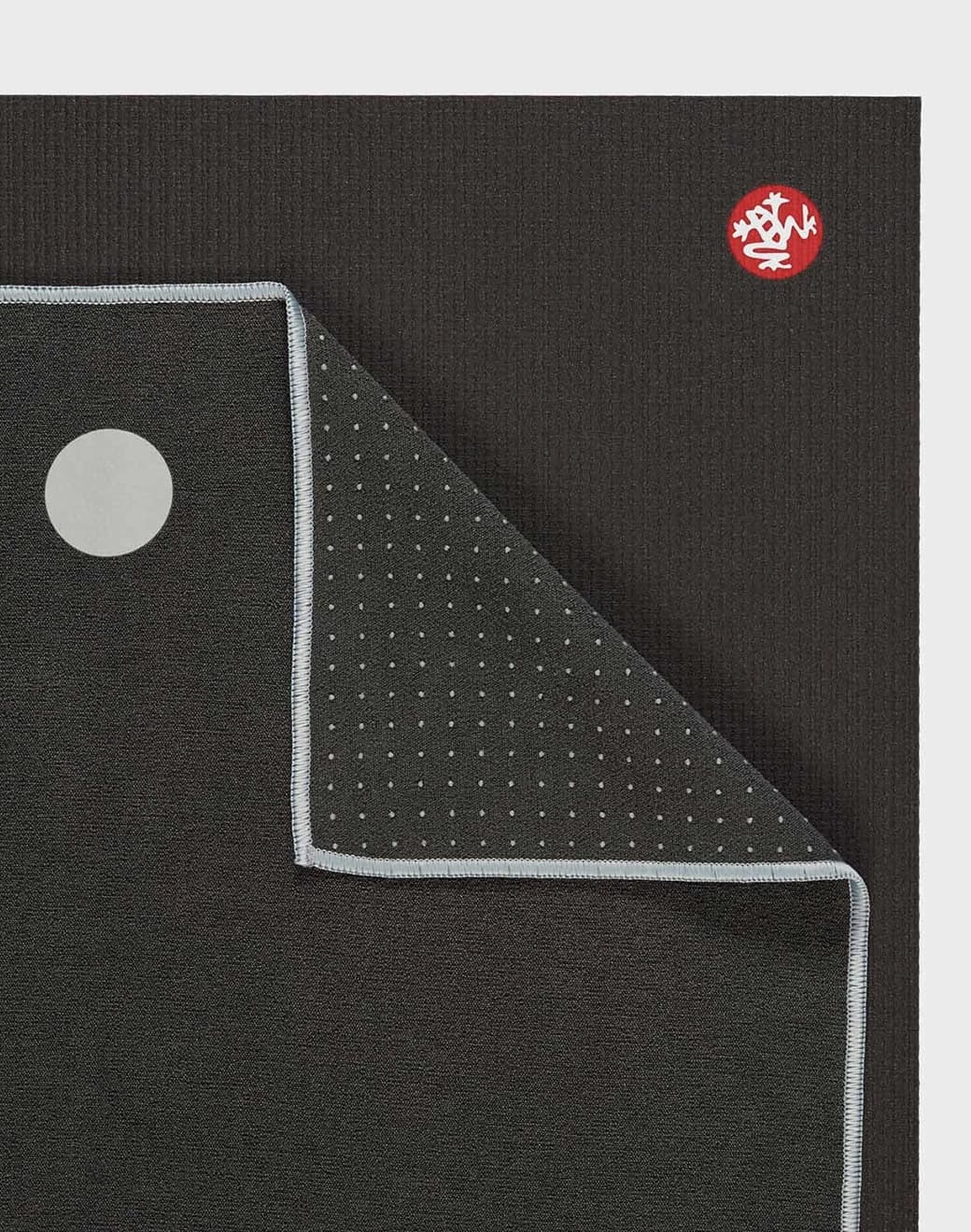 Manduka Yogitoes® Grey Yoga Mat Havlusu MAN262073314 2